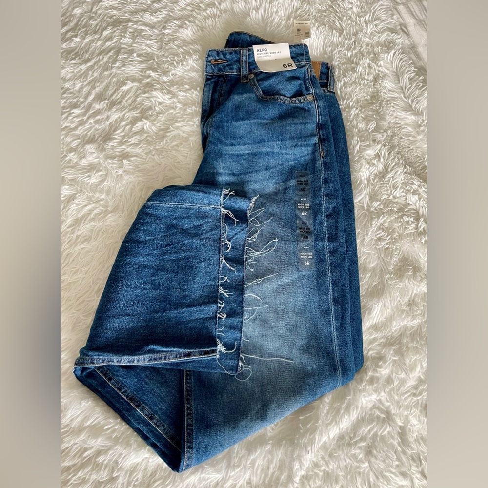 NWT AERO High Rise Wide Leg Jeans
